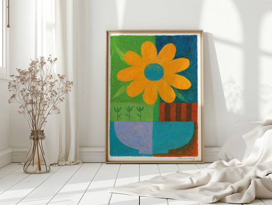 Summer Daisy Plays With Color