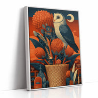 Barn Owl, Desert Moon Basket