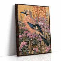 Jay Perched in Golden Light