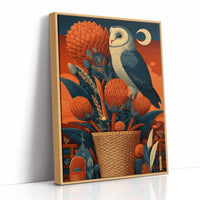 Barn Owl, Desert Moon Basket