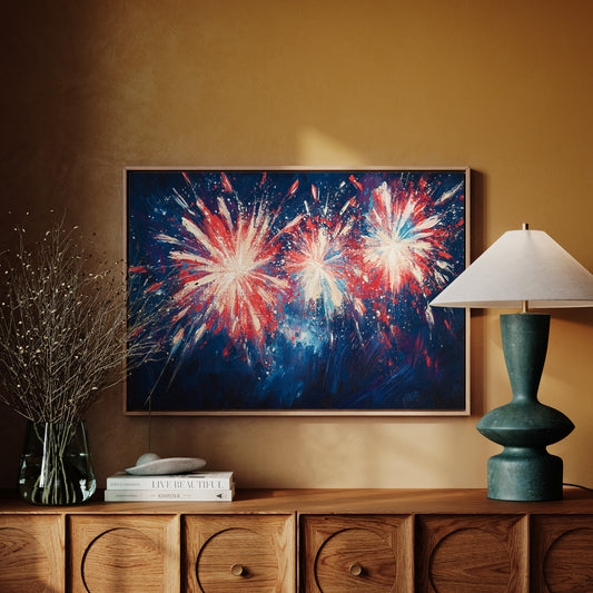 Starlight Blooms Against Midnight Blue