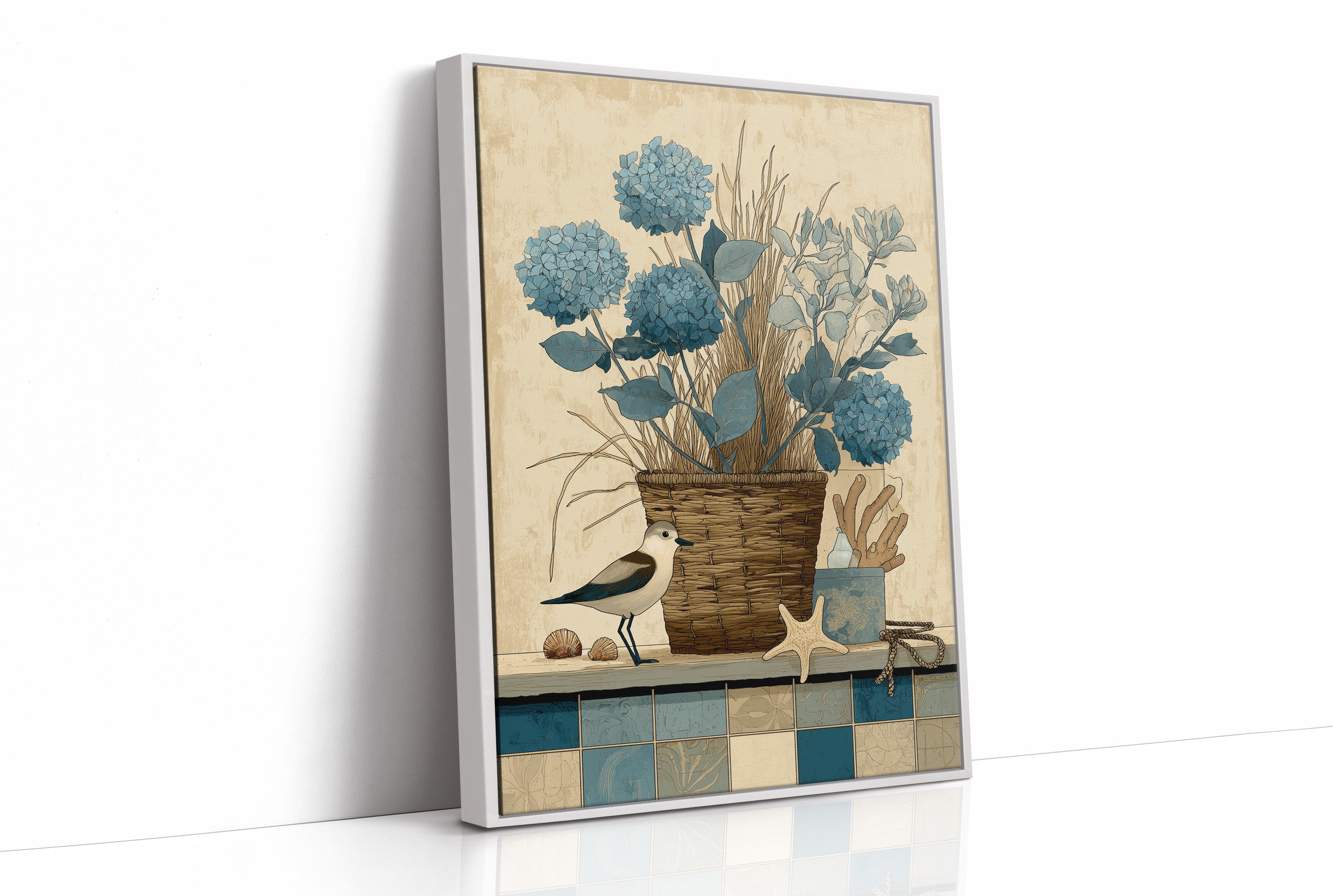 Sandpiper, Hydrangea Basket