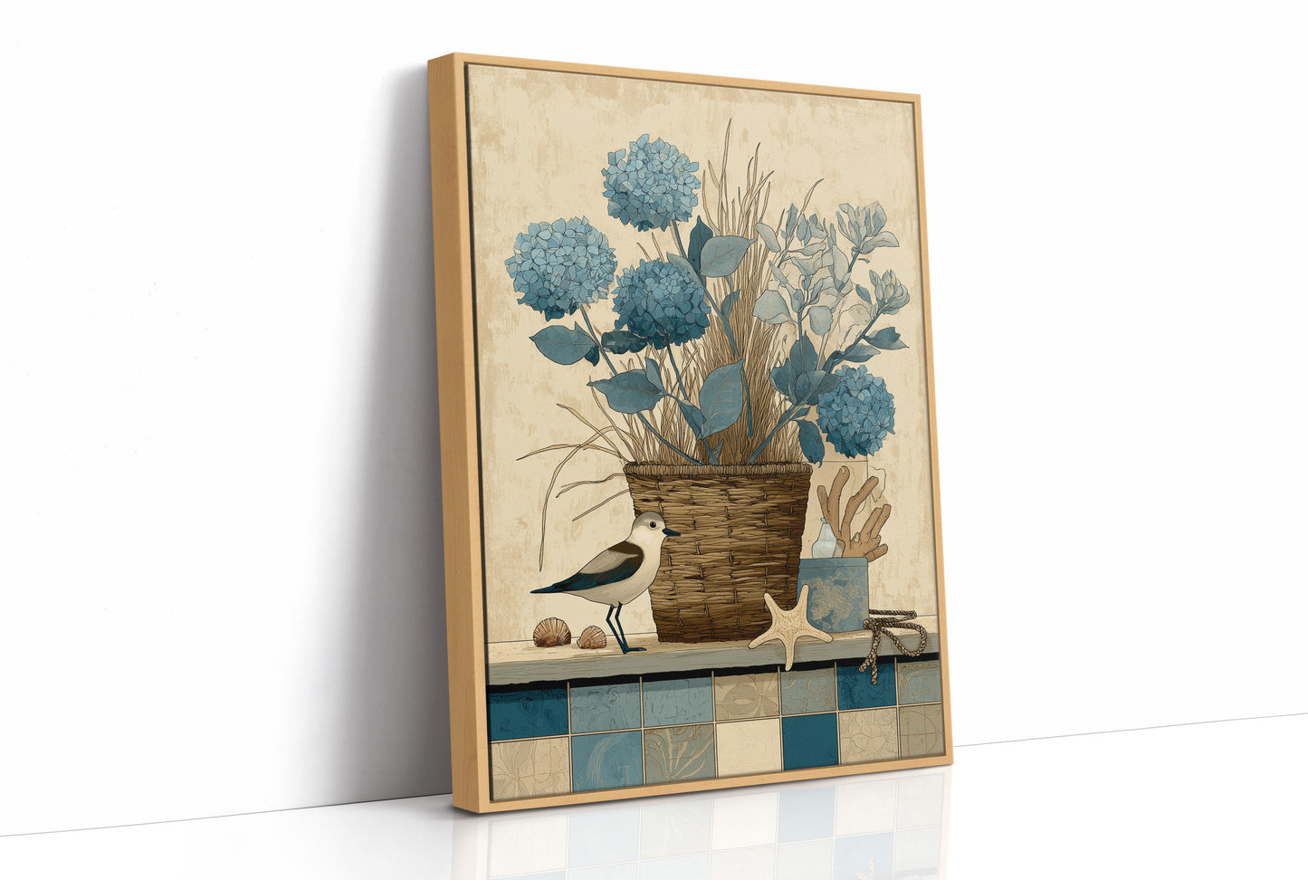 Sandpiper, Hydrangea Basket