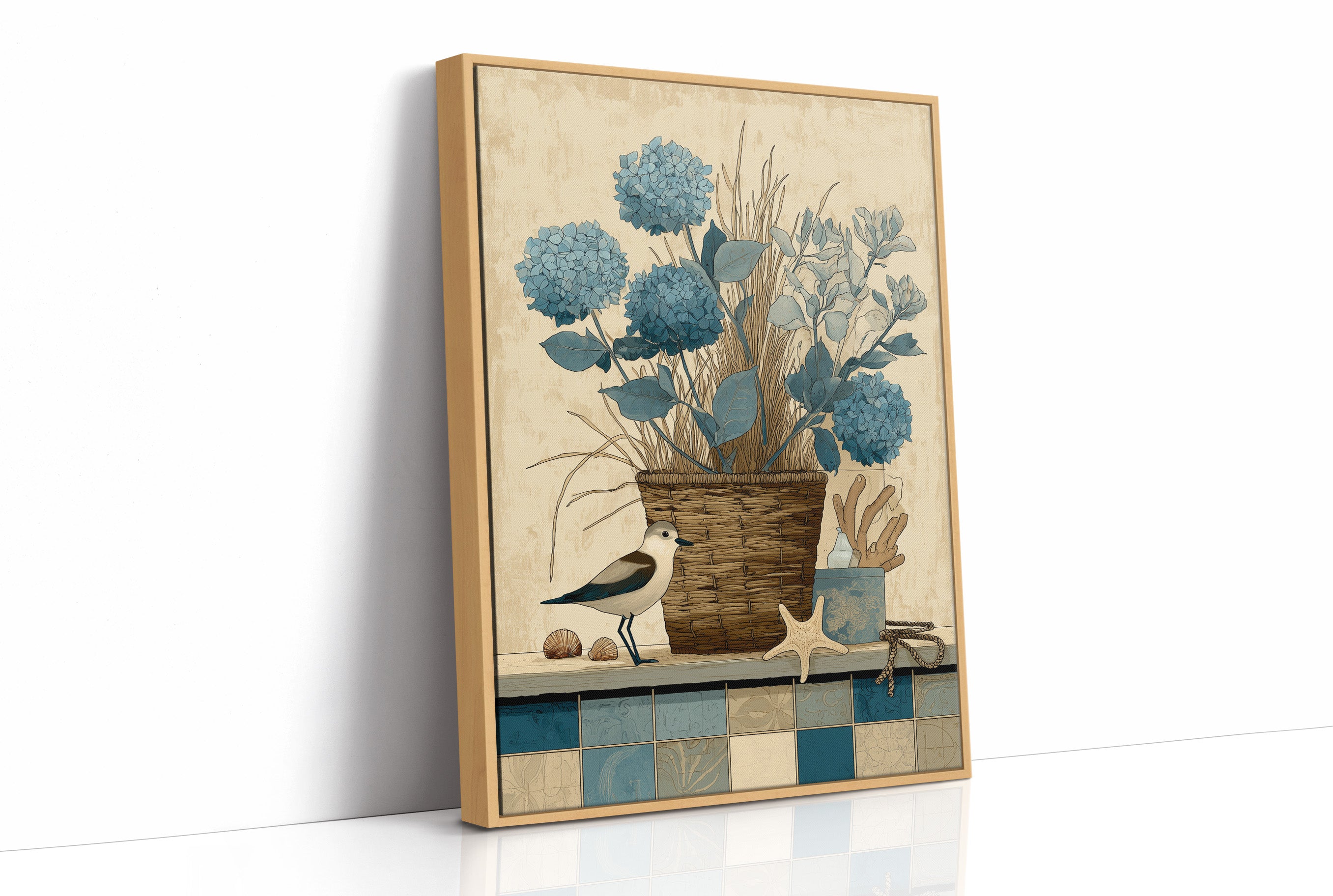 Sandpiper, Hydrangea Basket