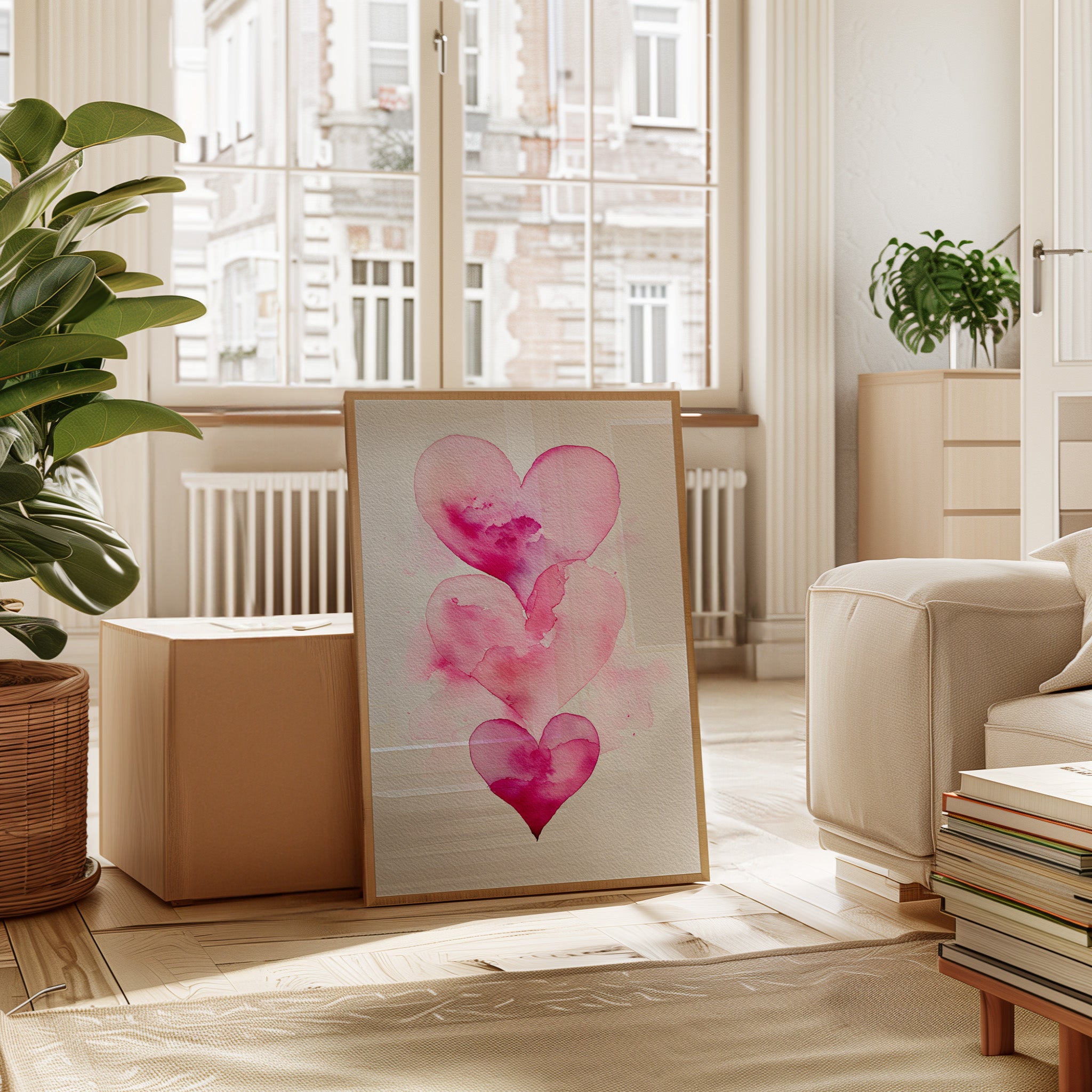 Hearts Unfold in Blush