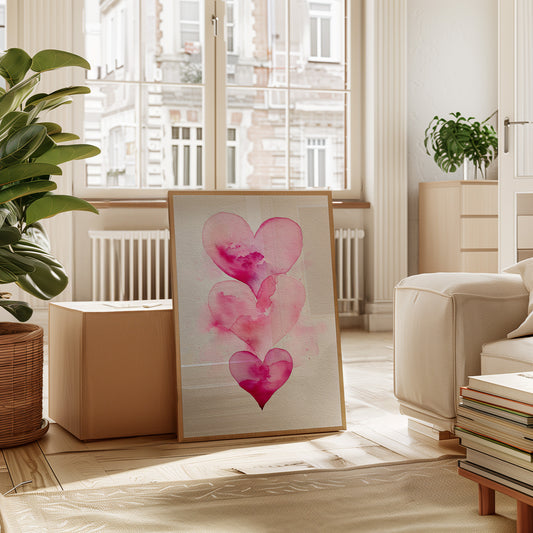 Hearts Unfold in Blush