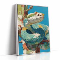 Viper in Turquoise Mosaic