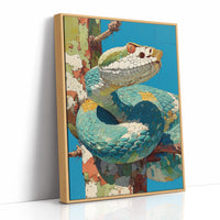 Viper in Turquoise Mosaic