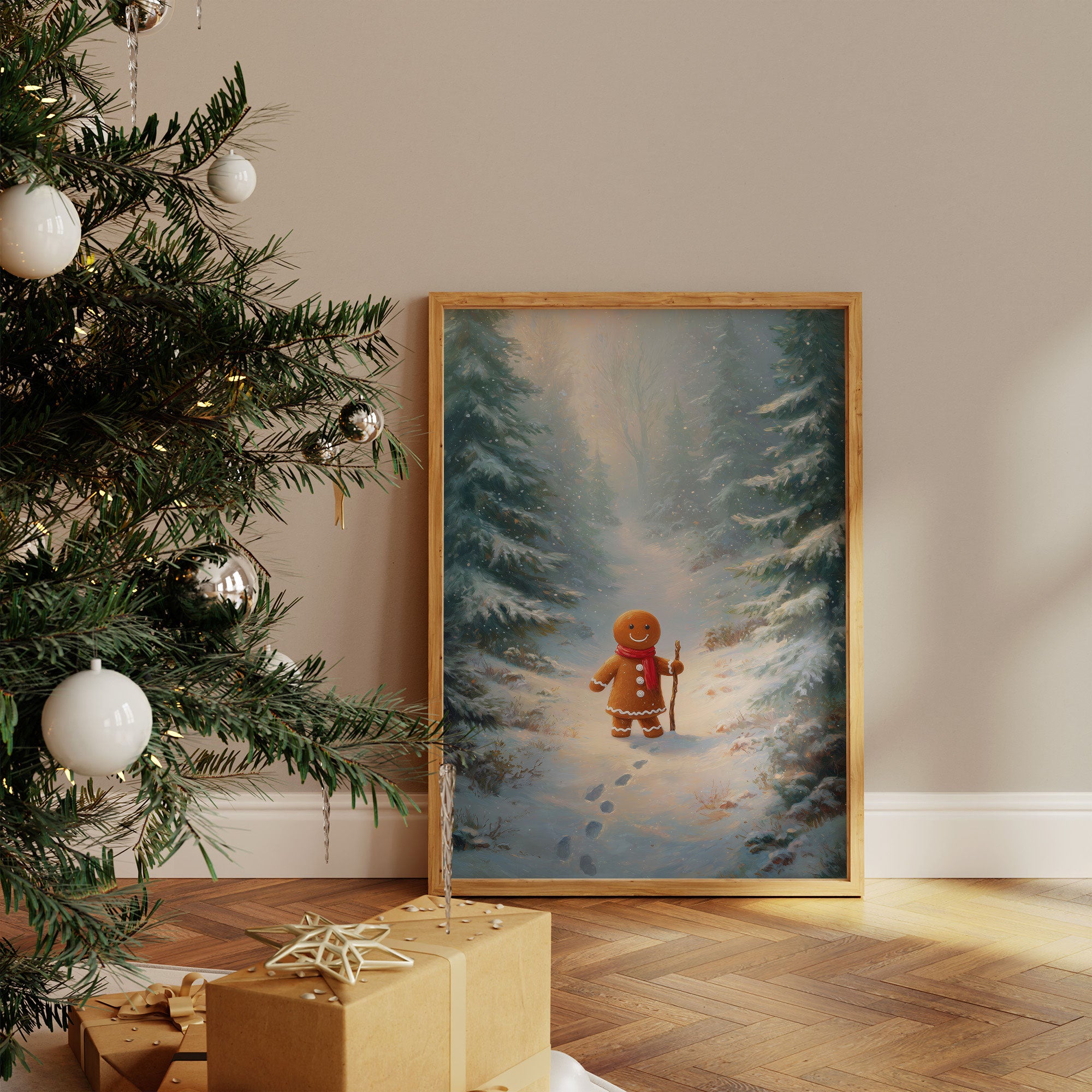 Gingerbread Explorer Finds Winter Path