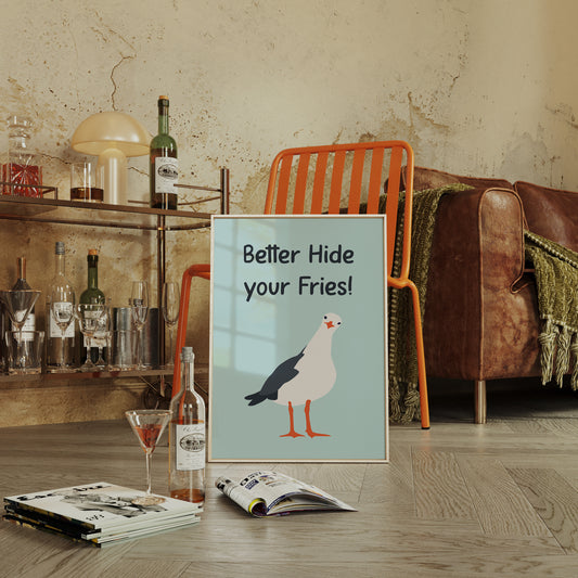 Seagull Seeks Seaside Snack Secrets