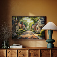 Summer Glory On Colonial Lane