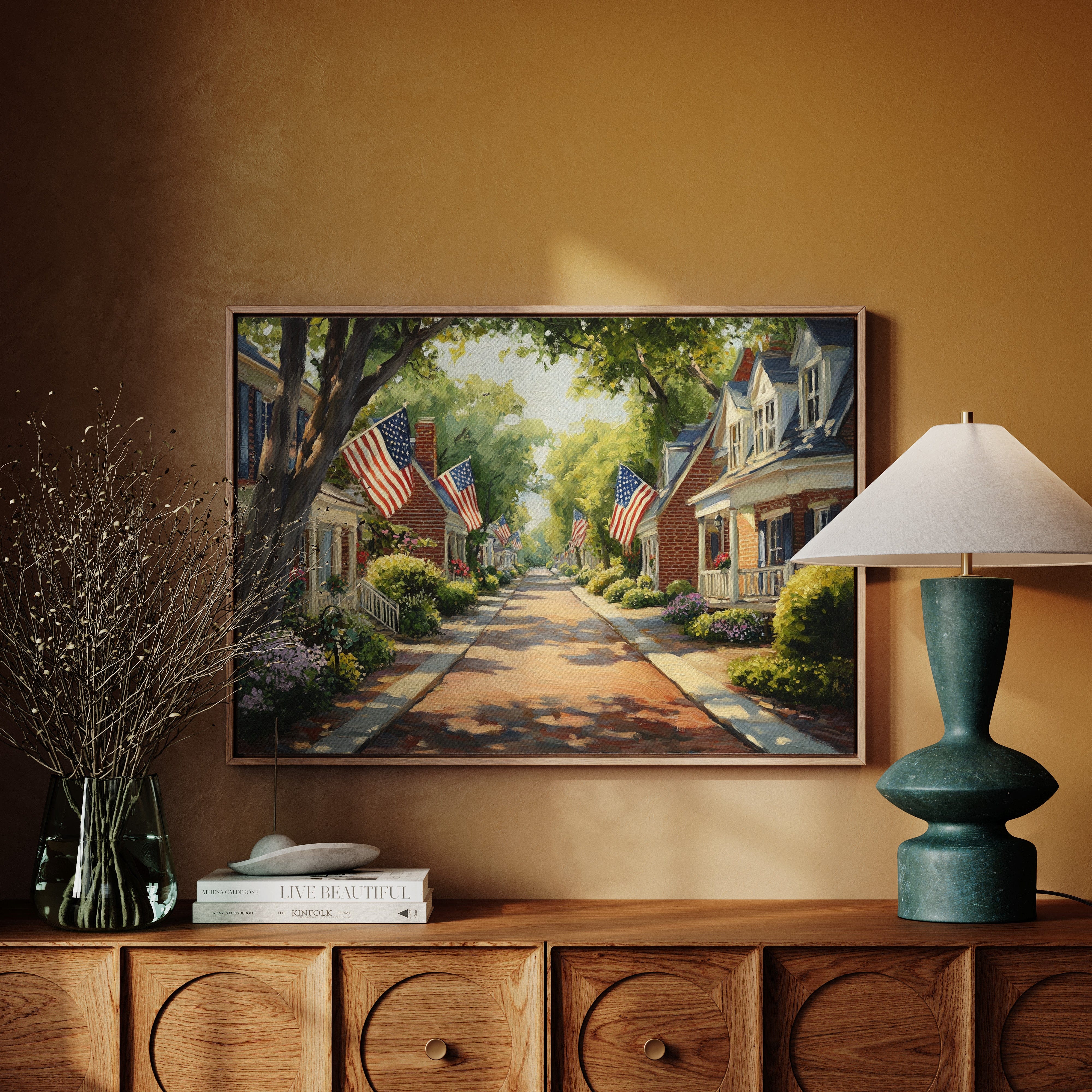 Summer Glory On Colonial Lane