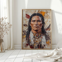Spirit of the Plains Warrior Portrait