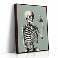 Bone Voyage, You’ve Got This, print in a brown wood frame