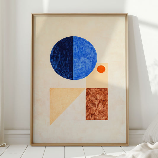 Midnight Moon Meets Desert Sun