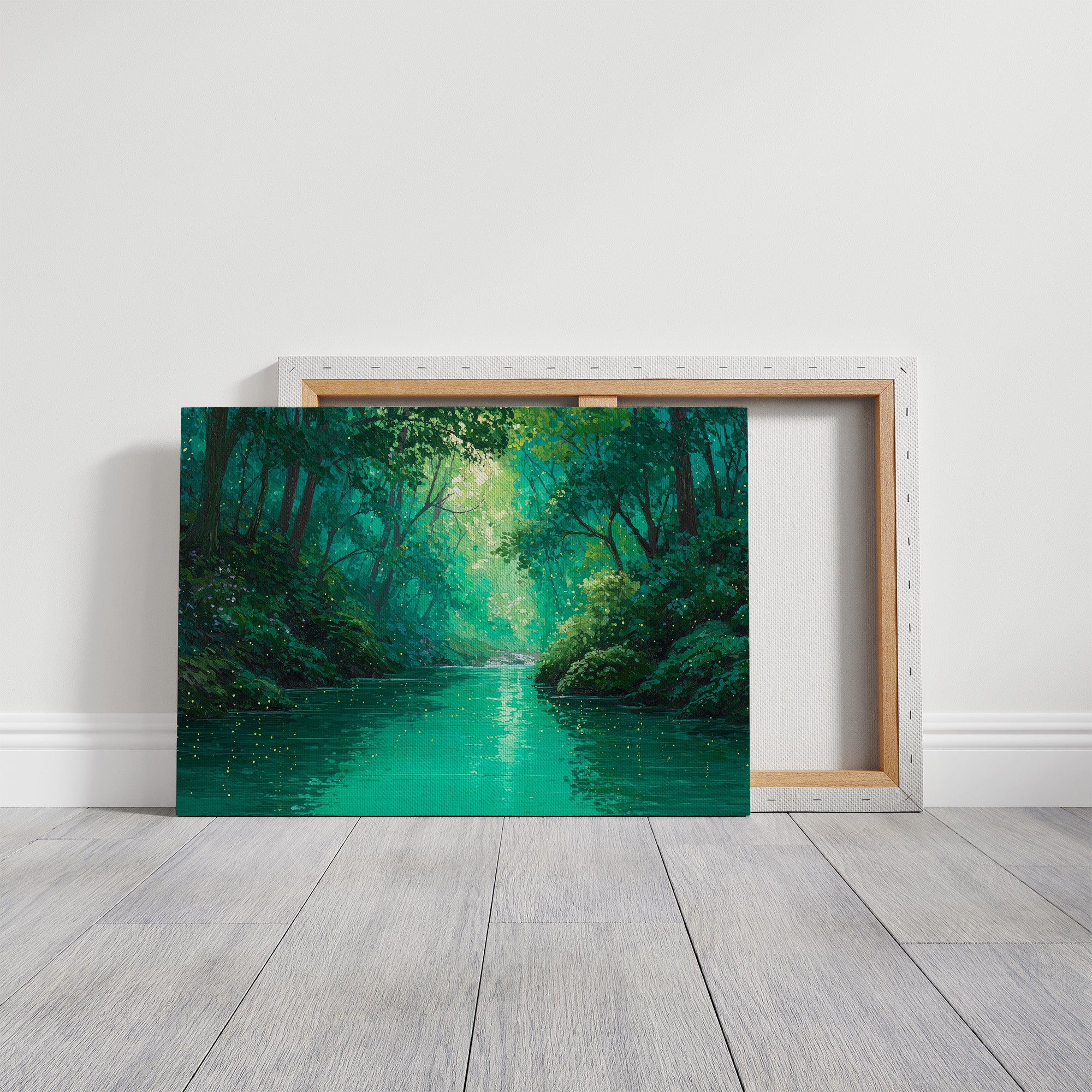 Emerald Path Between Forest Pages