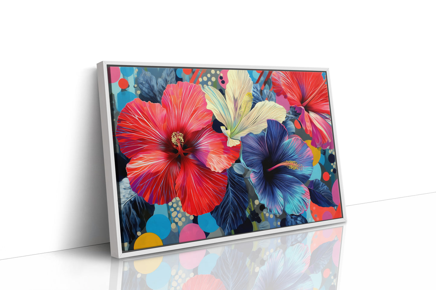 Tropical Blooms Catch Morning Light