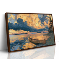 Canoe, Sky on Fire