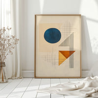 Geometry Speaks In Ocean Blue