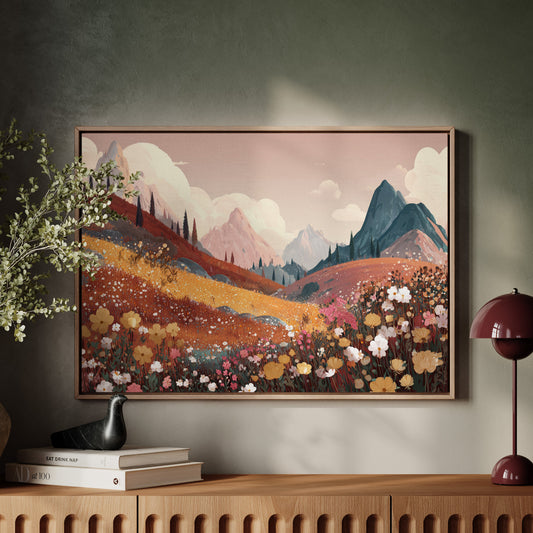 Alpine Meadows Bloom In Gold