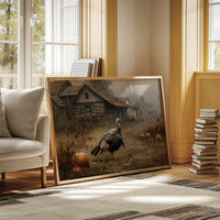 Wild Turkey's Autumn Farmhouse Patrol
