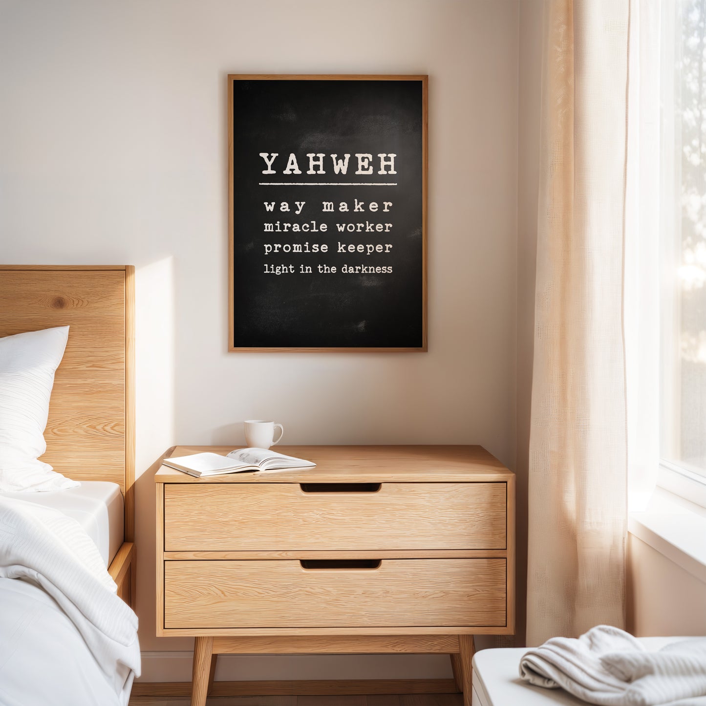 Yahweh Chalkboard Declaration