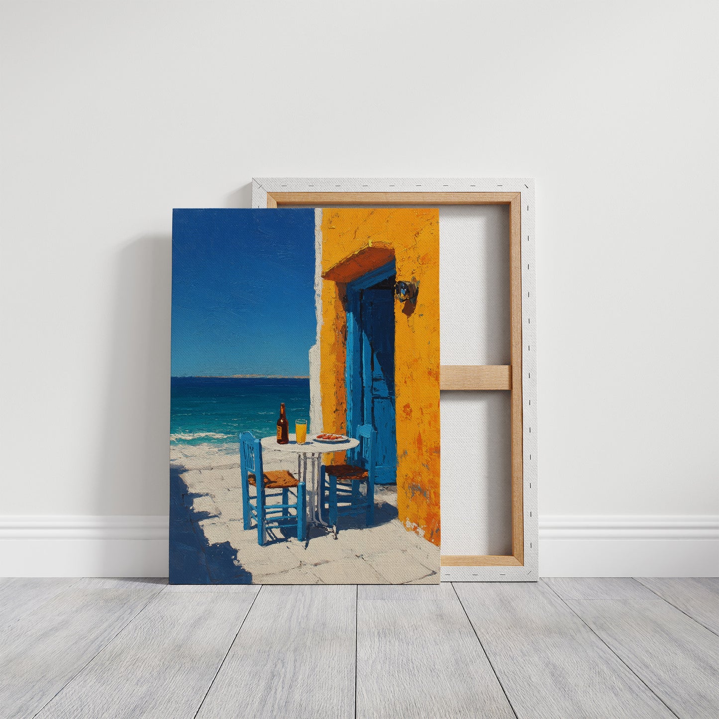 Beer and Blue Doorway