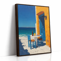 Beer and Blue Doorway