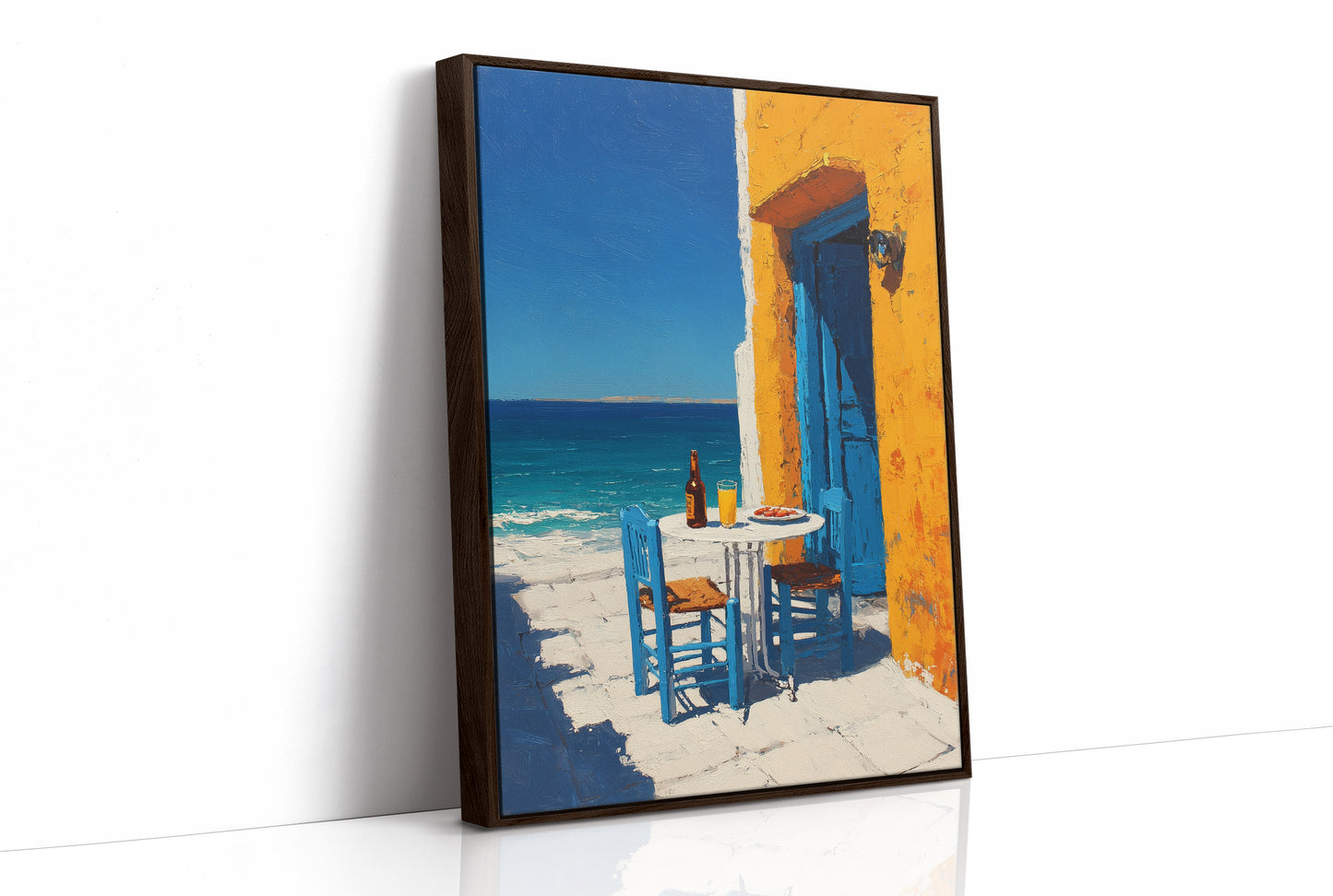 Beer and Blue Doorway