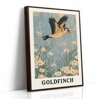 Goldfinch Over Daisy Fields