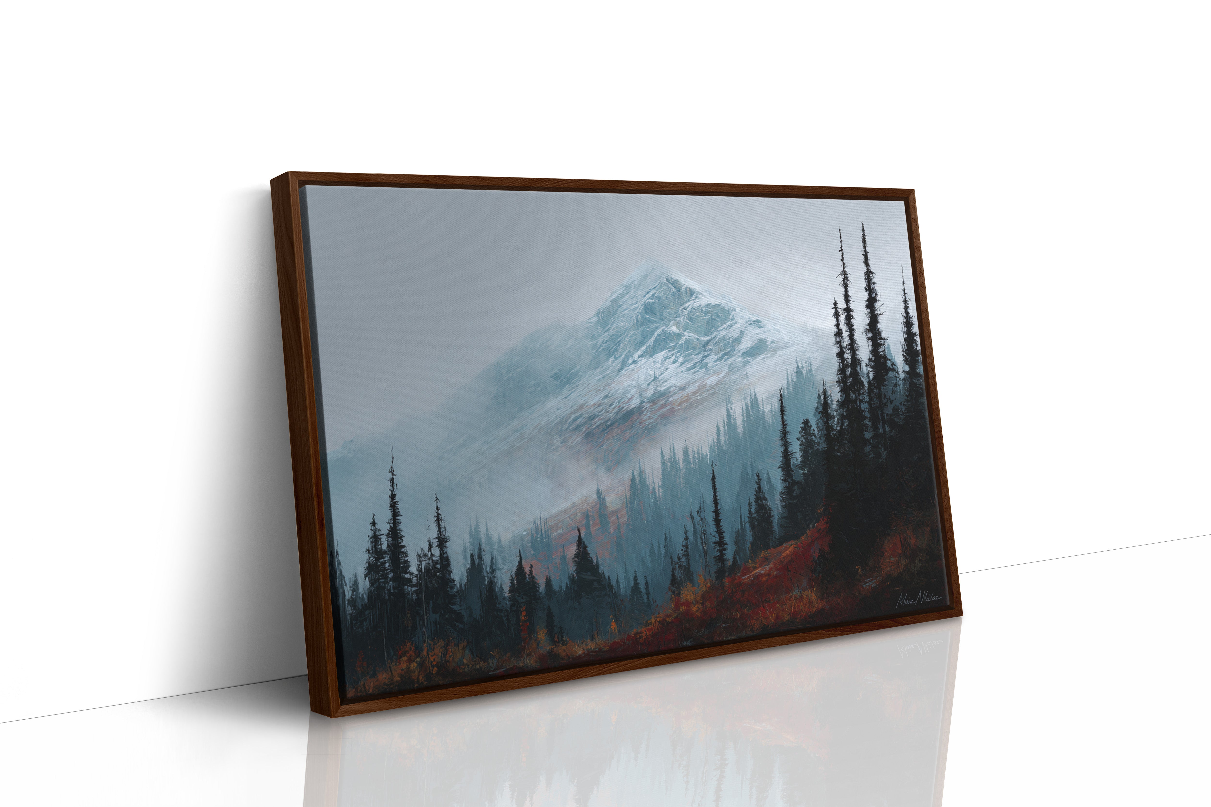 Frost Meets Autumn's Last Dance