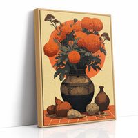 Marigolds in Clay