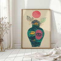 Moonlit Vase Holds Ancient Stories