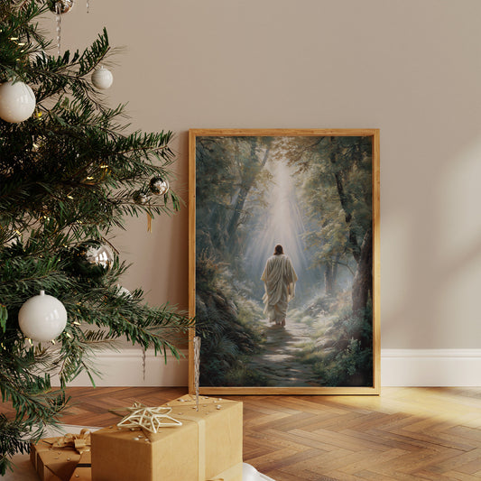 Light Guides The Forest Path