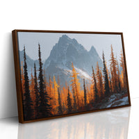 Autumn Fire Meets Mountain Frost