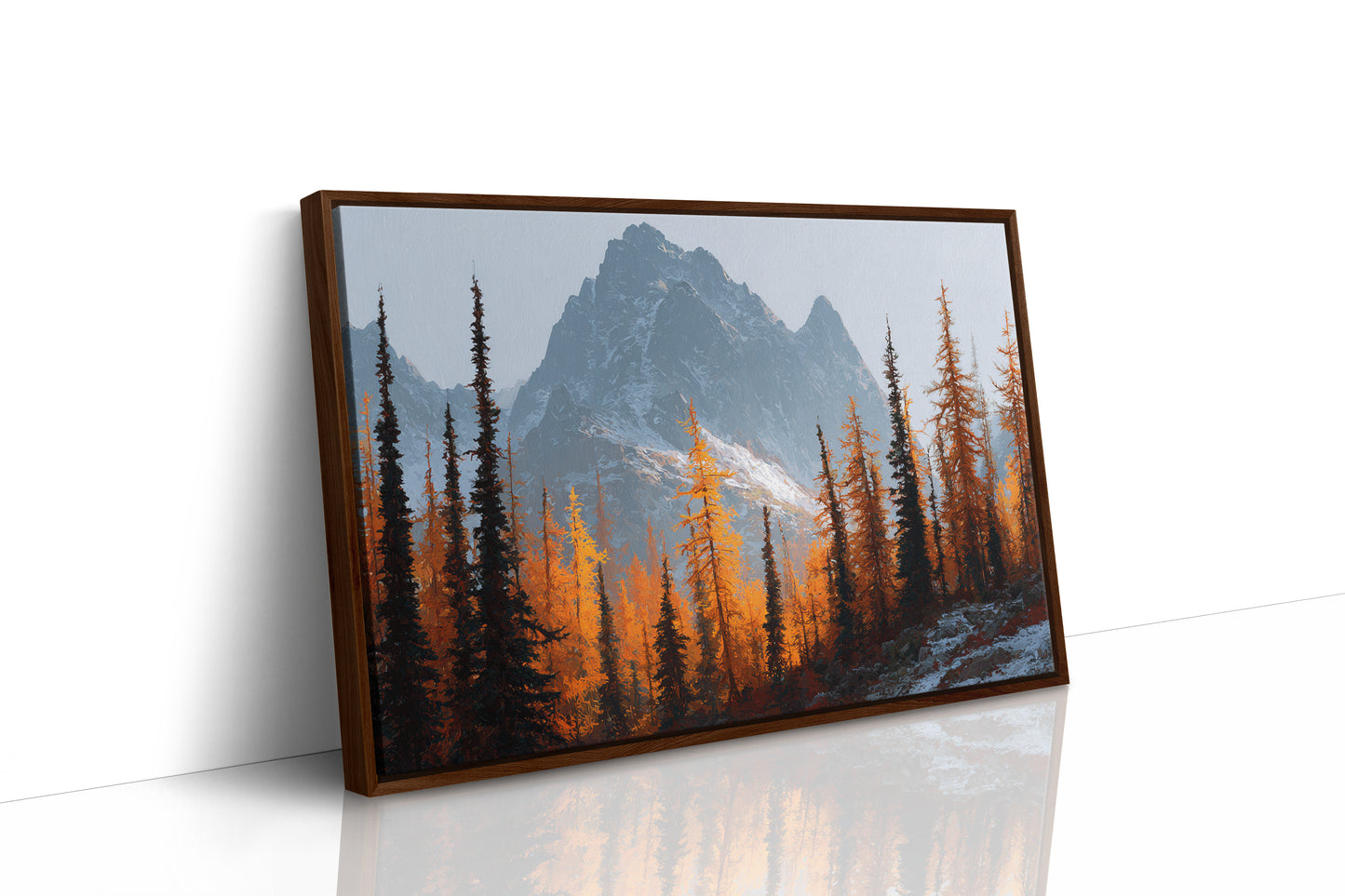 Autumn Fire Meets Mountain Frost