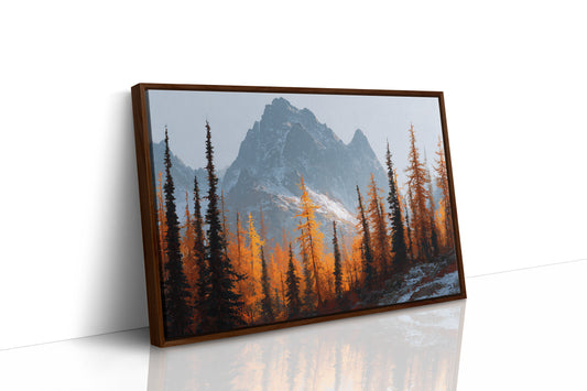 Autumn Fire Meets Mountain Frost