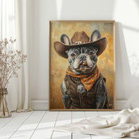 Sheriff Bulldog with a Badge and Attitude
