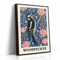 Woodpecker in Coral Blossom