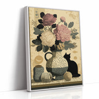 Peonies and Yarn