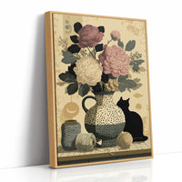 Peonies and Yarn