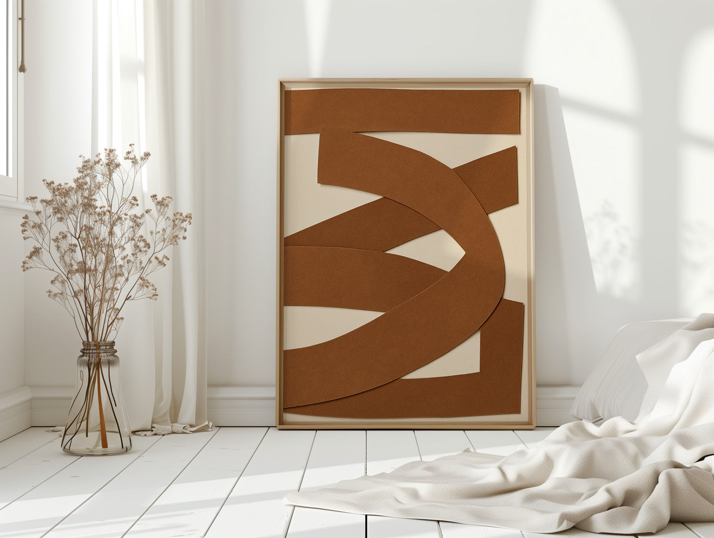 Terracotta Ribbons Weave Modern Tales