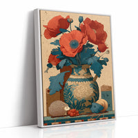 Poppies and Hedgehog