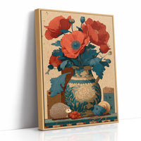 Poppies and Hedgehog