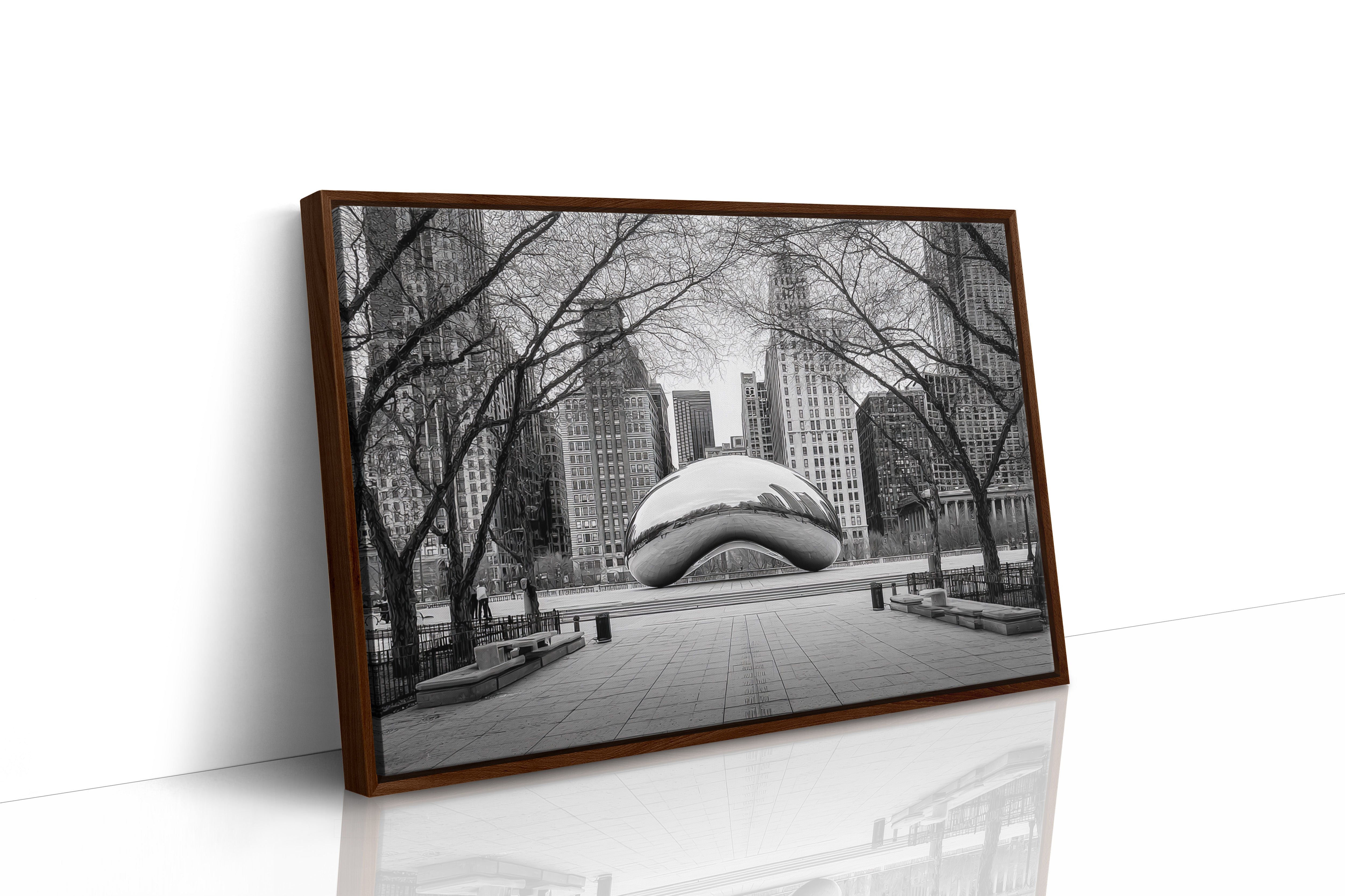 Steel Giant Sleeps Among Trees