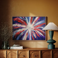 Starburst Symphony In Patriot Colors
