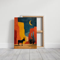 Desert Moon Finds Silent Companions