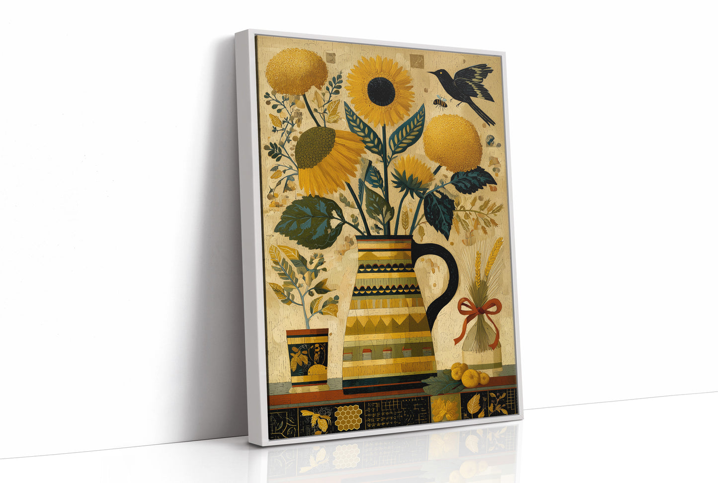 Sunflowers and Wheat