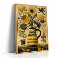 Sunflowers and Wheat