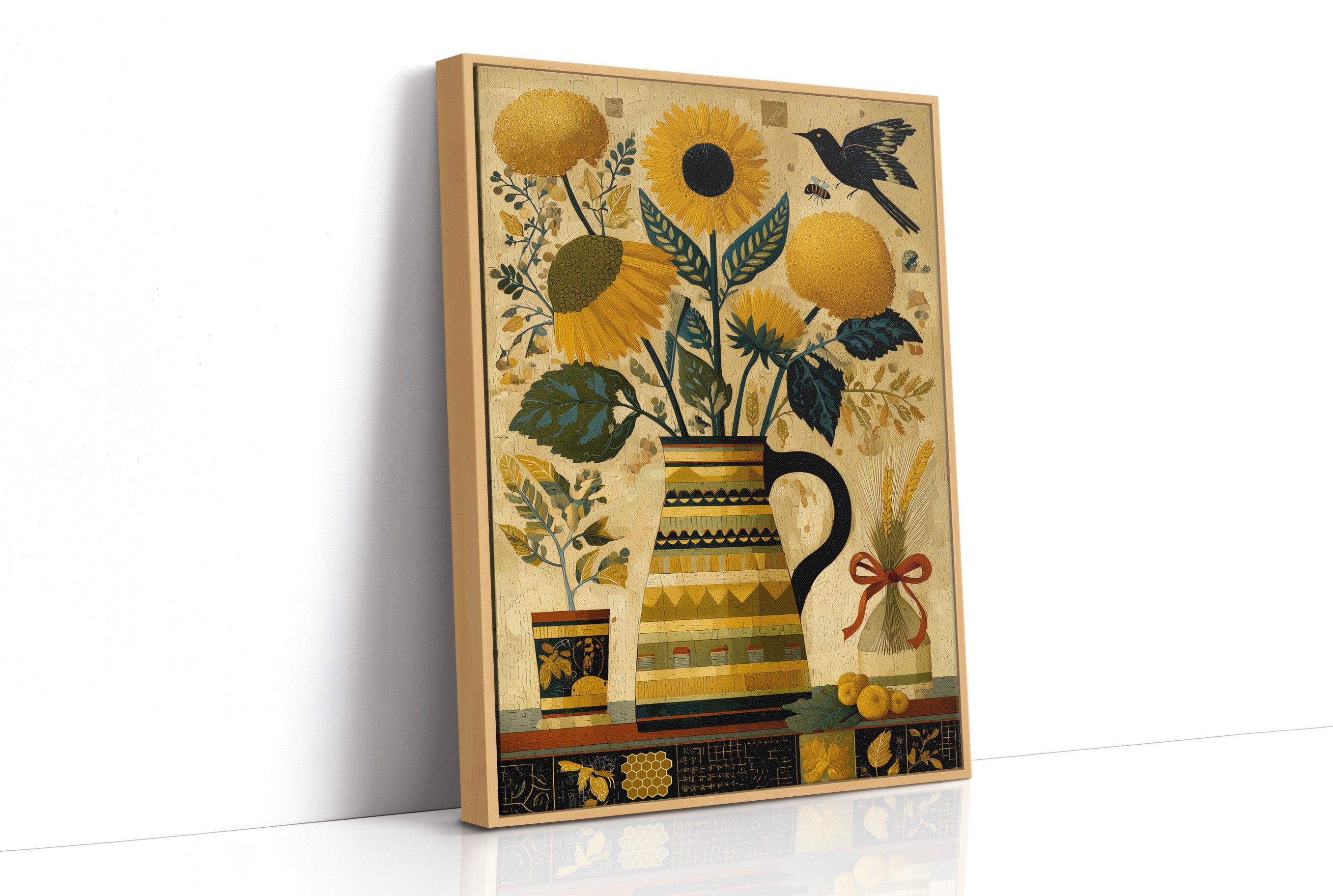 Sunflowers and Wheat